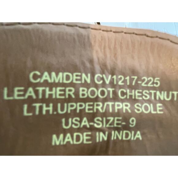 Crevo Camden Brown Leather Men's Boots - Picture 6 of 10